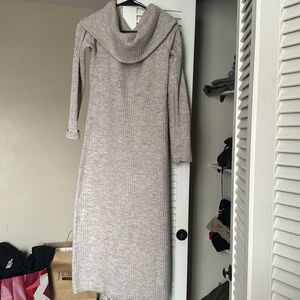 Off the shoulder Sweater dress
